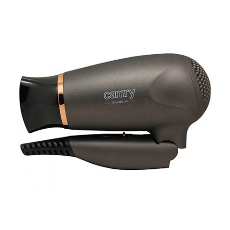 Camry | Hair Dryer | CR 2261 | 1400 W | Number of temperature settings 2 | Metallic Grey/Gold - 2